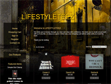 Tablet Screenshot of lifestyleteez.com